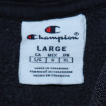 Womens UK Size L Champion Black Pullover Hoodie