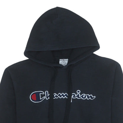 Womens UK Size L Champion Black Pullover Hoodie