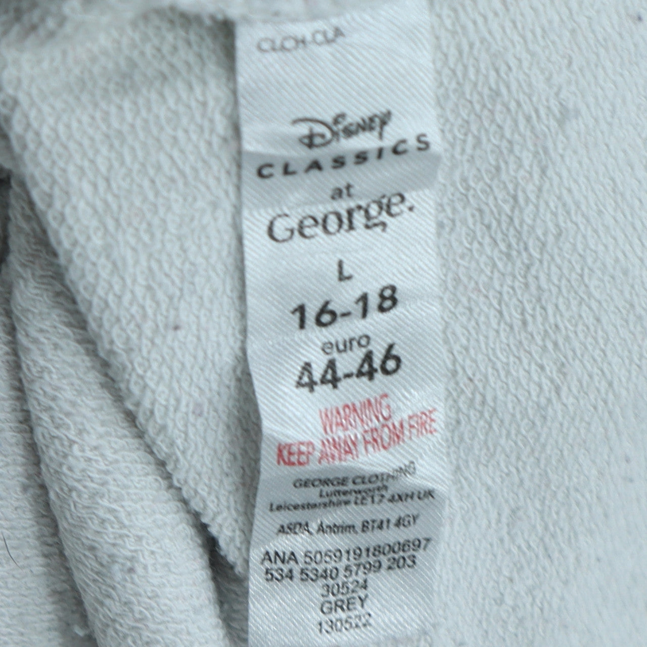 Womens UK Size 16-18 George Grey Pullover Sweatshirt