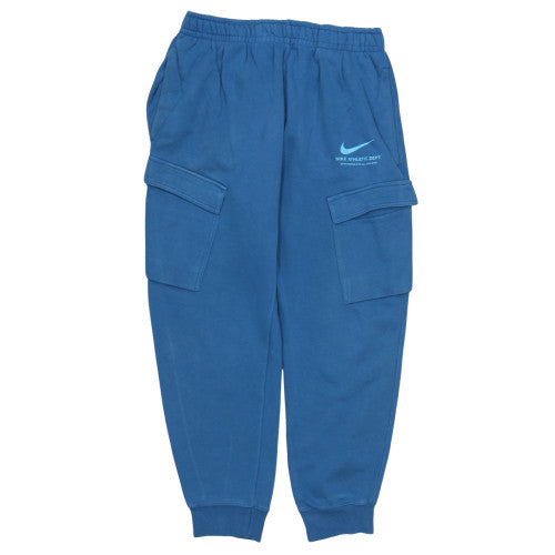 Nike Men's Blue Fleece Jogger Cargo Trousers Size L