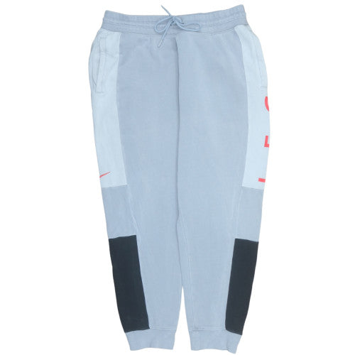 Nike Men's Grey Colourblock Jogger Trousers Size L