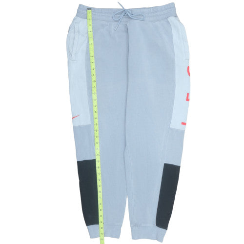 Nike Men's Grey Colourblock Jogger Trousers Size L
