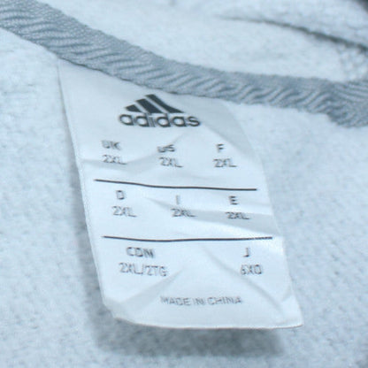 Mens UK Size 2XL adidas Grey Pullover Hoodie