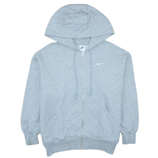 Mens UK Size M Nike Grey Full Zip Hoodie