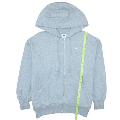 Mens UK Size M Nike Grey Full Zip Hoodie
