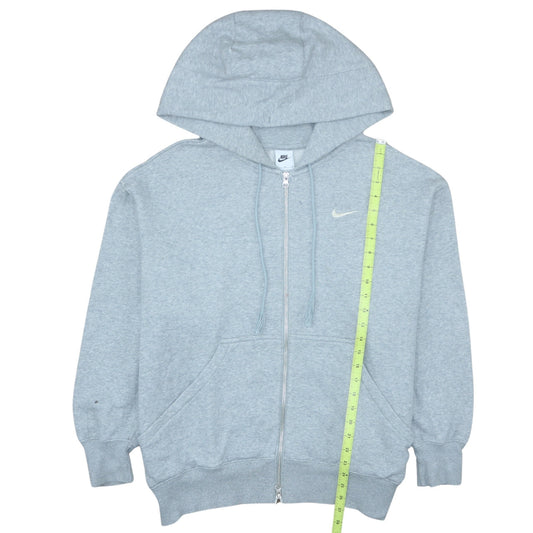 Mens UK Size M Nike Grey Full Zip Hoodie