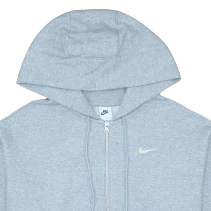 Mens UK Size M Nike Grey Full Zip Hoodie