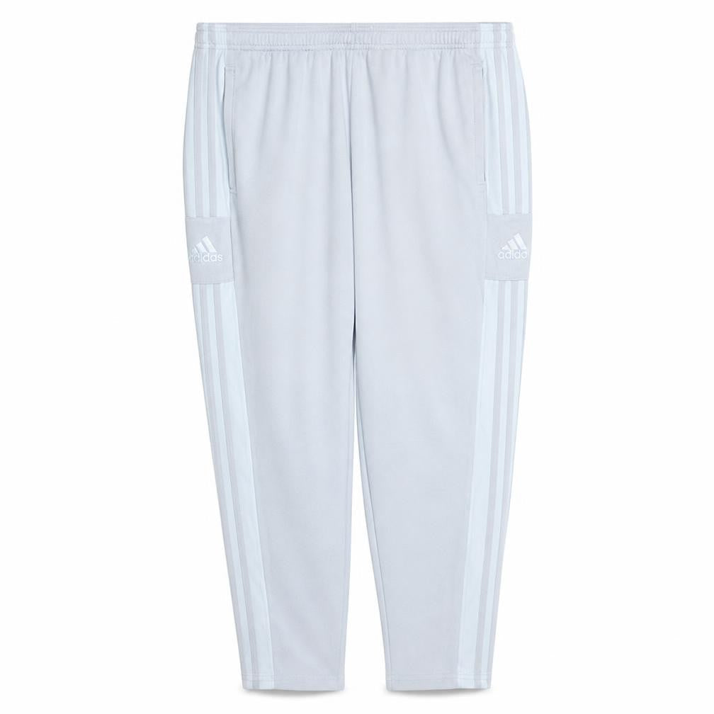 Front view of Adidas Men’s Grey XL Track Pants Tapered Fit Activewear Trousers