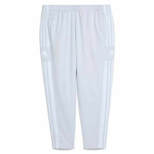 Front view of Adidas Men’s Grey XL Track Pants Tapered Fit Activewear Trousers