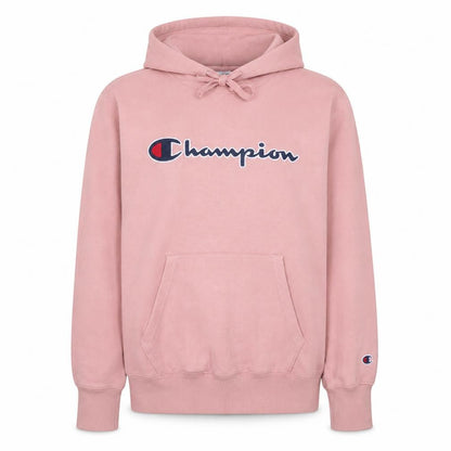 Womens UK Size M Champion Pink Pullover Hoodie
