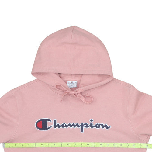 Womens UK Size M Champion Pink Pullover Hoodie