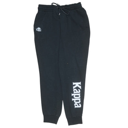 Womens UK Size L Kappa Regular Fit Jogger Black Trousers