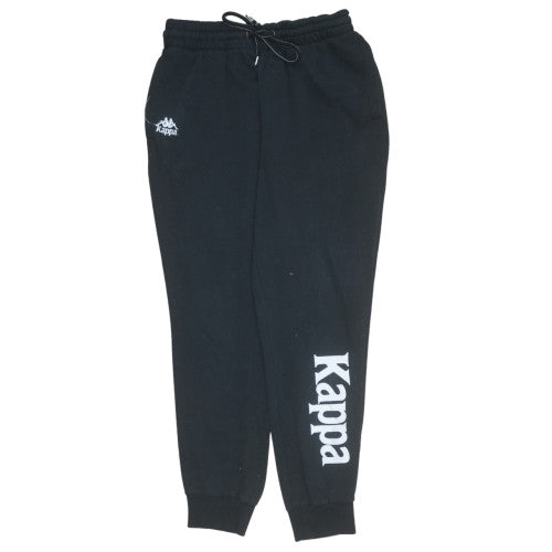 Womens UK Size L Kappa Regular Fit Jogger Black Trousers