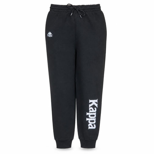 Womens UK Size L Kappa Regular Fit Jogger Black Trousers