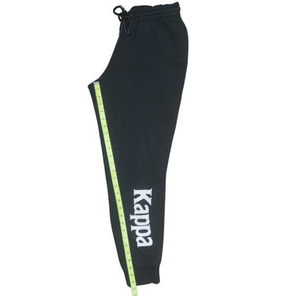 Womens UK Size L Kappa Regular Fit Jogger Black Trousers
