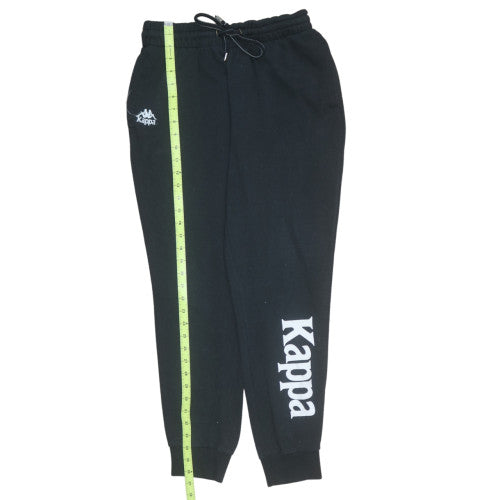 Womens UK Size L Kappa Regular Fit Jogger Black Trousers