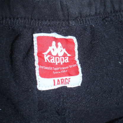 Womens UK Size L Kappa Regular Fit Jogger Black Trousers