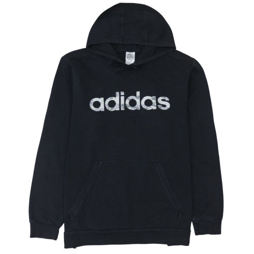 Mens UK Size XL adidas Black Pullover Hoodie