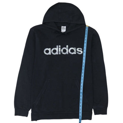 Mens UK Size XL adidas Black Pullover Hoodie