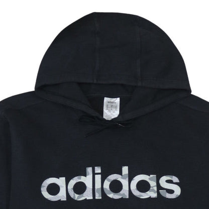 Mens UK Size XL adidas Black Pullover Hoodie