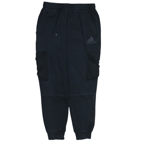 Mens UK Size M adidas Regular Fit Jogger Black Trousers