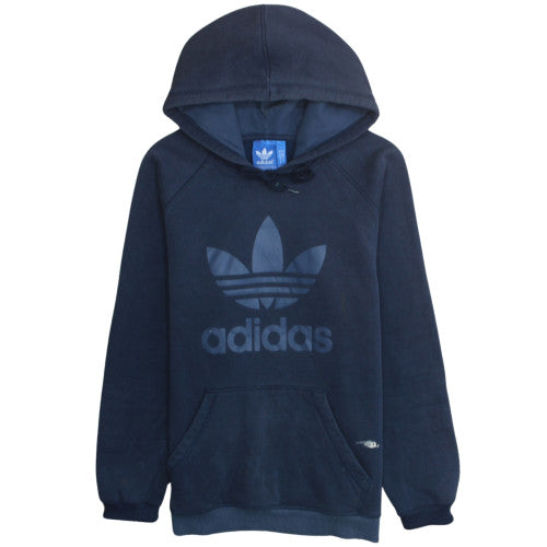 Mens UK Size L adidas Blue Pullover Hoodie