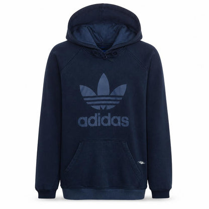 Mens UK Size L adidas Blue Pullover Hoodie