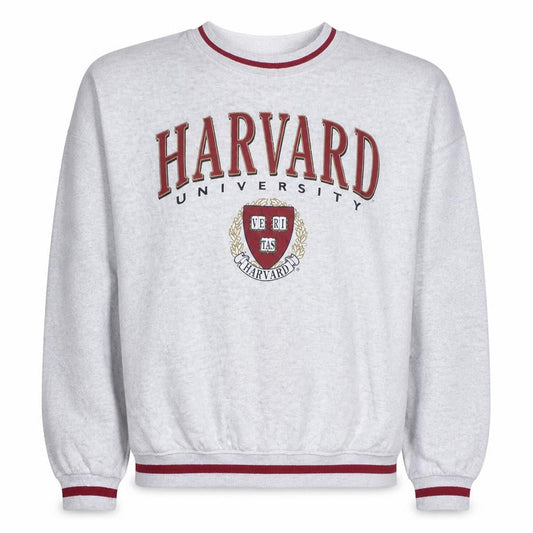 Front view of Dont Call Me Jennyfer Harvard Grey Graphic Sweatshirt unisex s