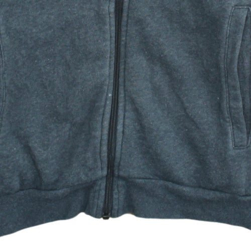 Additional view of Adidas Men Grey Full Zip Hoodie M Sports Fleece Hooded Sweatshirt