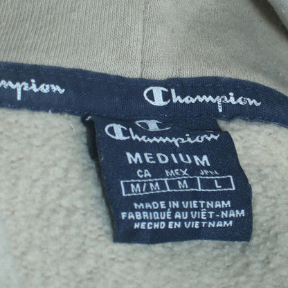 Mens UK Size M Champion Beige Pullover Hoodie