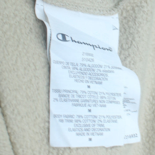 Mens UK Size M Champion Beige Pullover Hoodie