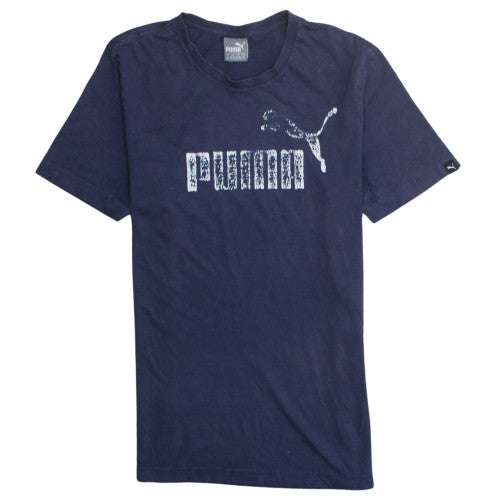 Mens UK Size M PUMA Blue  T-Shirt