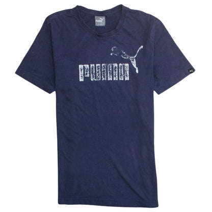 Mens UK Size M PUMA Blue  T-Shirt