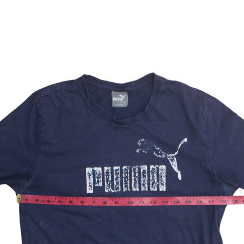 Mens UK Size M PUMA Blue  T-Shirt