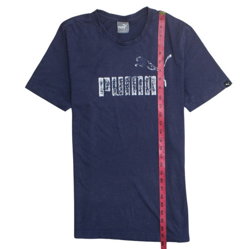 Mens UK Size M PUMA Blue  T-Shirt