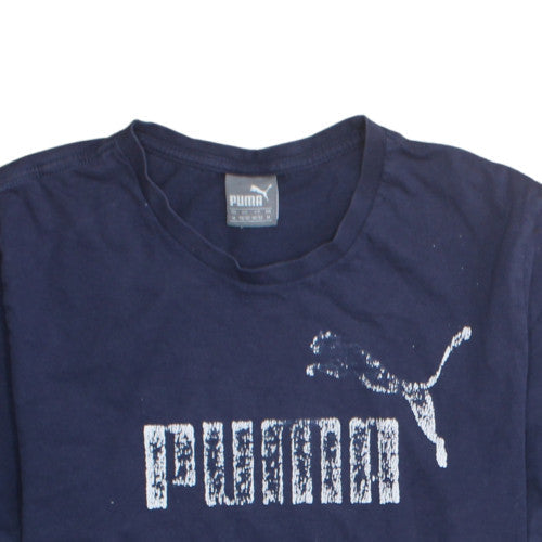 Mens UK Size M PUMA Blue  T-Shirt