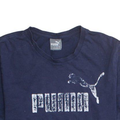 Mens UK Size M PUMA Blue  T-Shirt