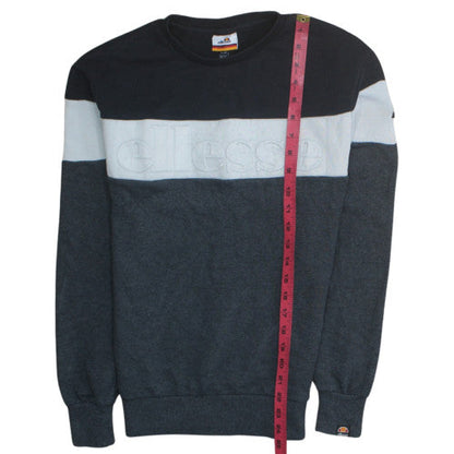 Mens UK Size XS ellesse Grey Pullover Sweatshirt