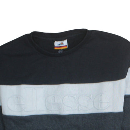 Mens UK Size XS ellesse Grey Pullover Sweatshirt