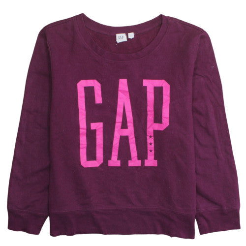 Womens UK Size L Gap Purple Pullover Sweatshirt