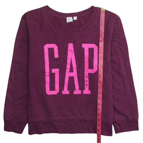 Womens UK Size L Gap Purple Pullover Sweatshirt