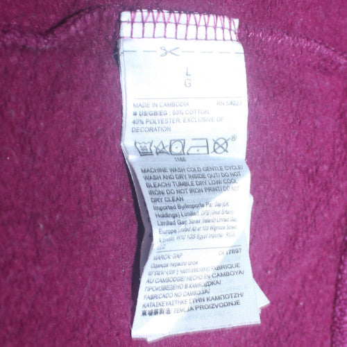 Womens UK Size L Gap Purple Pullover Sweatshirt