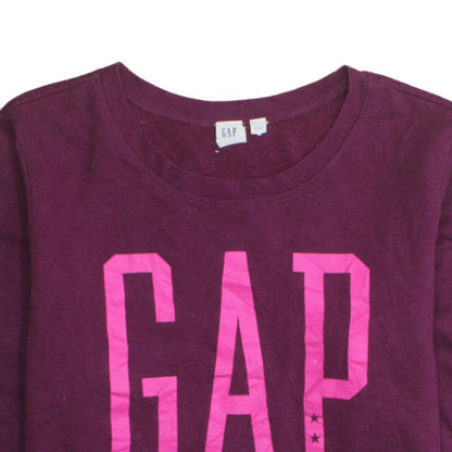 Womens UK Size L Gap Purple Pullover Sweatshirt