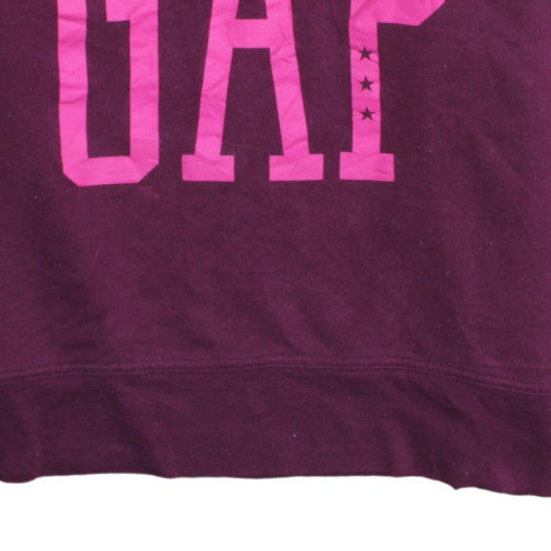Womens UK Size L Gap Purple Pullover Sweatshirt