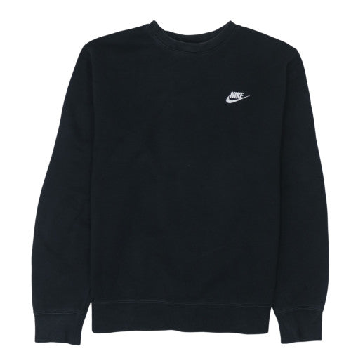 Womens UK Size M Nike Black Pullover Sweatshirt