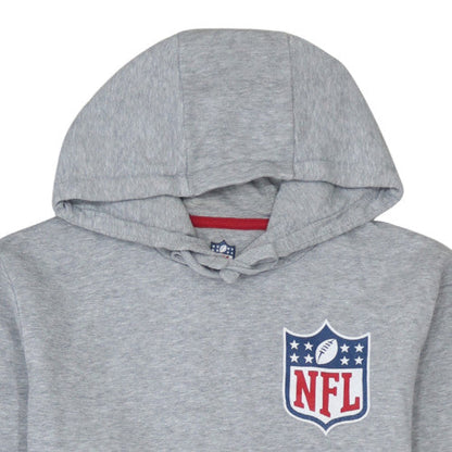 Mens UK Size XS NFL Team Apparel x Jules Grey Pullover Hoodie