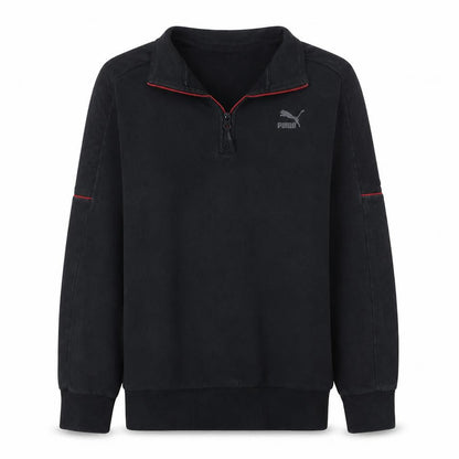 Mens UK Size S PUMA Black Pullover Sweatshirt
