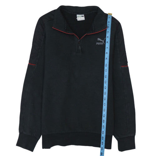 Mens UK Size S PUMA Black Pullover Sweatshirt