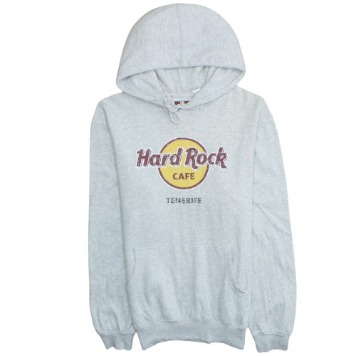 Mens UK Size L Hard Rock Cafe Grey Pullover Hoodie