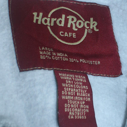 Mens UK Size L Hard Rock Cafe Grey Pullover Hoodie
